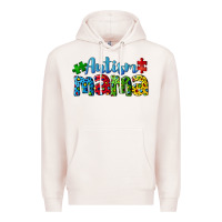 Pale Pink autism mama Premium Hoodie - CowGirlArtShop