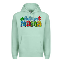 Seafoam autism mama Premium Hoodie - CowGirlArtShop