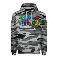 Slate Camo autism mama Premium Hoodie - CowGirlArtShop