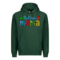Sports Green autism mama Premium Hoodie - CowGirlArtShop