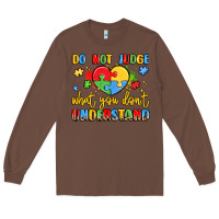 Chestnut puzzle heart inclusivity message Long Sleeve Tee - LillyAllenDesigns