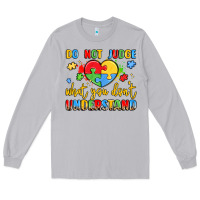 Moon Dust puzzle heart inclusivity message Long Sleeve Tee - LillyAllenDesigns