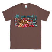 Chestnut all you need is love Classic Tee - NancyCooperArtShop