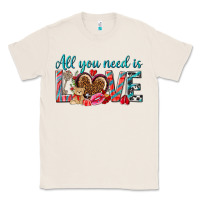 Natural all you need is love Classic Tee - NancyCooperArtShop