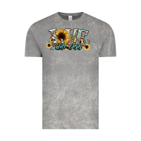 Cloud Rock love like jesus sunflowers Vintage Tee - NancyCooperArtShop