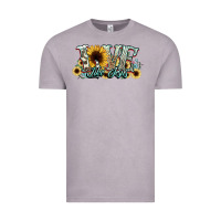 Vintage Zinc love like jesus sunflowers Vintage Tee - NancyCooperArtShop
