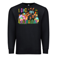 Black I dig Easter Day Premium Sweatshirt - CowGirlArtShop