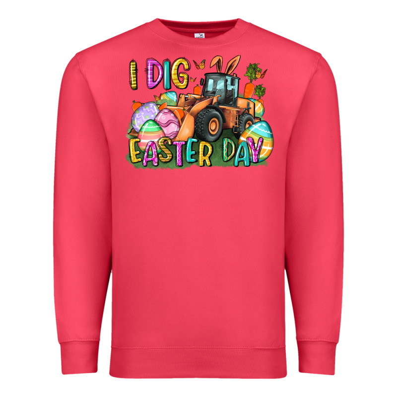 I Dig Easter Day Premium Sweatshirt by CowGirlArtShop | Teevron