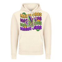 Vintage Artic mardi gras with fleur de lis Vintage Hoodie - MaliasSmallBusiness