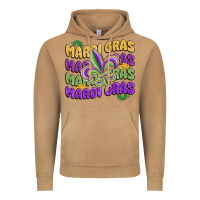 Vintage Camel mardi gras with fleur de lis Vintage Hoodie - MaliasSmallBusiness