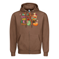 Chestnut Pumpkin spice and Jesus christ Zipper Hoodie - NancyCooperArtShop