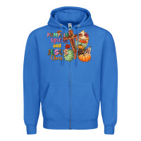 True Royal Pumpkin spice and Jesus christ Zipper Hoodie - NancyCooperArtShop