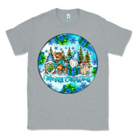 Heather Grey merry christmas Classic Tee - CowhideDigitalArt