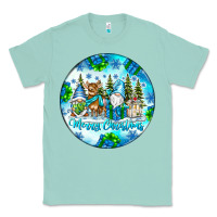 Seafoam merry christmas Classic Tee - CowhideDigitalArt