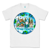 White merry christmas Classic Tee - CowhideDigitalArt