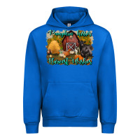 Cobalt pumpkin kisses harvest wishes Urban Hoodie - BundleAndBundleShop