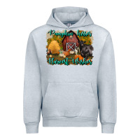 Heather Grey pumpkin kisses harvest wishes Urban Hoodie - BundleAndBundleShop