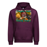 Mauve Wine pumpkin kisses harvest wishes Urban Hoodie - BundleAndBundleShop