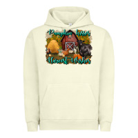 Pigment Pistachio pumpkin kisses harvest wishes Urban Hoodie - BundleAndBundleShop