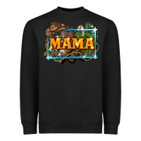 Black mama cowboy western font cactuslove mom Heavyweight Sweatshirt - LillyAllenDesigns