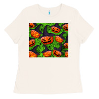 Bone halloween pumpkin tumbler Ladies Tee - BundleAndBundleShop
