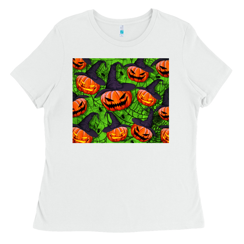 Halloween Pumpkin Tumbler Ladies Tee by BundleAndBundleShop | Teevron
