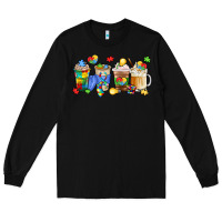 Black image title puzzlethemed beverages and accessories Long Sleeve Tee - LillyAllenDesigns