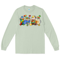 Matcha image title puzzlethemed beverages and accessories Long Sleeve Tee - LillyAllenDesigns