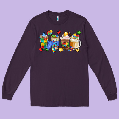 Image Title Puzzlethemed Beverages And Accessories Long Sleeve Tee Designed By Lillyallendesigns