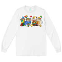 White image title puzzlethemed beverages and accessories Long Sleeve Tee - LillyAllenDesigns