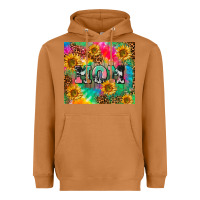 Meerkat Mom rainbow sunflower Heavyweight Hoodie - CowGirlArtShop