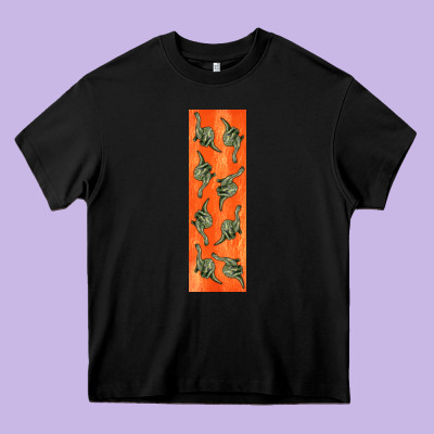 Dinosaur Brontosaurus Pen Wrap Heavy Core Tee Designed By Artiststas
