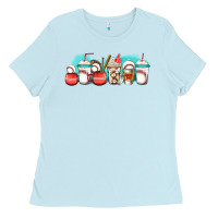 Baby Blue baseball coffee cups libbey glass Ladies Tee - Jasminsmagicworld