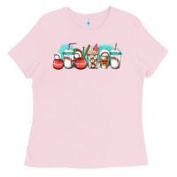 Bubblegum Pink baseball coffee cups libbey glass Ladies Tee - Jasminsmagicworld