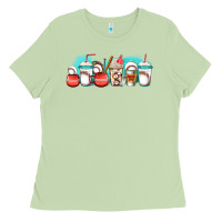 Matcha baseball coffee cups libbey glass Ladies Tee - Jasminsmagicworld