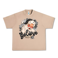 Burro believe buffalo plaid white christmas santa claus Urban Heavy Tee - MaliasSmallBusiness