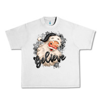 Lunar Rock believe buffalo plaid white christmas santa claus Urban Heavy Tee - MaliasSmallBusiness
