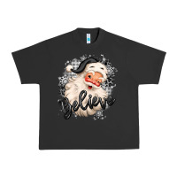 Pigment Black believe buffalo plaid white christmas santa claus Urban Heavy Tee - MaliasSmallBusiness