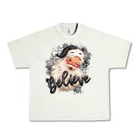 Pistachio believe buffalo plaid white christmas santa claus Urban Heavy Tee - MaliasSmallBusiness