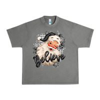 Tornado believe buffalo plaid white christmas santa claus Urban Heavy Tee - MaliasSmallBusiness