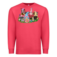 Cardinal Easter gnomies truck  Easter Day Premium Sweatshirt - CowGirlArtShop