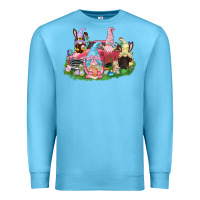 Ocean Blue Easter gnomies truck  Easter Day Premium Sweatshirt - CowGirlArtShop