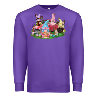 Purple Easter gnomies truck  Easter Day Premium Sweatshirt - CowGirlArtShop