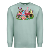 Seafoam Easter gnomies truck  Easter Day Premium Sweatshirt - CowGirlArtShop