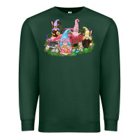Sports Green Easter gnomies truck  Easter Day Premium Sweatshirt - CowGirlArtShop