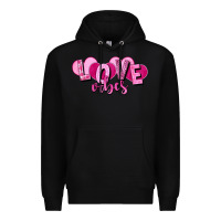 Black Love vibes Valentine's Day Premium Hoodie - HowdyJamesFarm