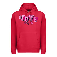 Cardinal Love vibes Valentine's Day Premium Hoodie - HowdyJamesFarm