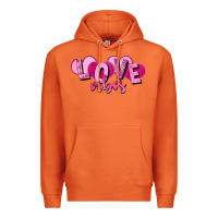 Carrot Love vibes Valentine's Day Premium Hoodie - HowdyJamesFarm