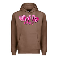 Chestnut Love vibes Valentine's Day Premium Hoodie - HowdyJamesFarm