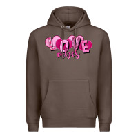 Coffee Love vibes Valentine's Day Premium Hoodie - HowdyJamesFarm